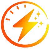 Lightning bolt speed icon representing fast website performance, optimization, and reliable SEO-focused web design.